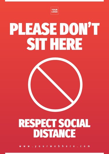 Edit a Do Not Sit sign