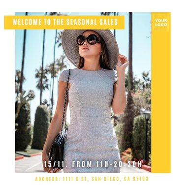 Edit a spring sale template