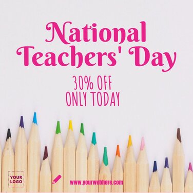 Edit a design for Teachers' Day