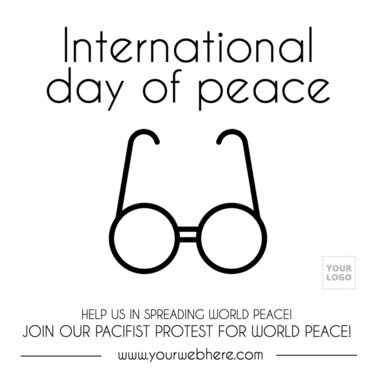 Edit a Peace Day image