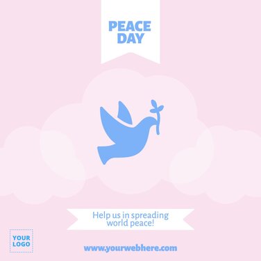 Edit a Peace Day image