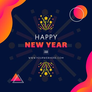 Editable New Year templates for business