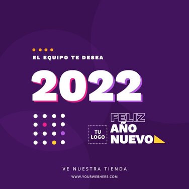 Edita un diseño de Año Nuevo