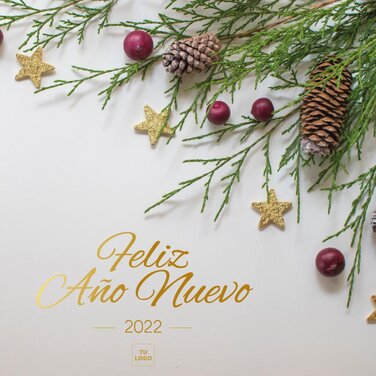 Edita un diseño de Año Nuevo