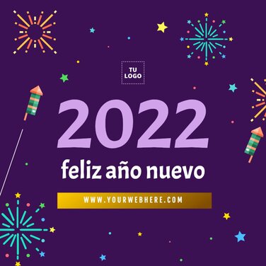 Edita un diseño de Año Nuevo