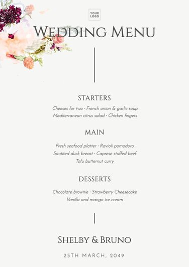 Event & Catering Menu Maker Online