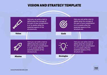 Mission, Vision and Values templates to print