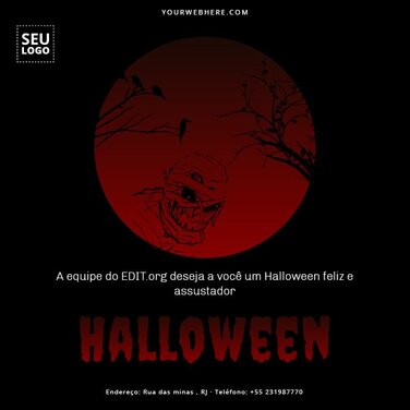 Editar um modelo para Halloween