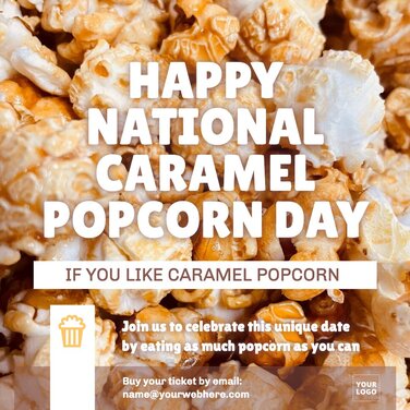  Edytuj projekt na Narodowy Dzień Popcornu