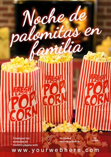Edita un diseño para el Día de las Palomitas
