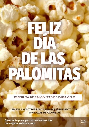 Edita un diseño para el Día de las Palomitas