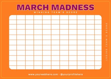 Een ontwerp bewerken voor March Madness