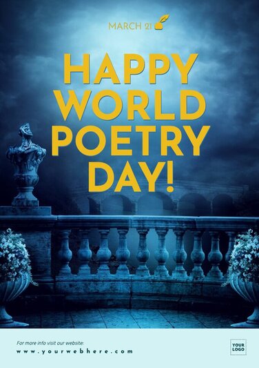 Edit a Poetry Day design
