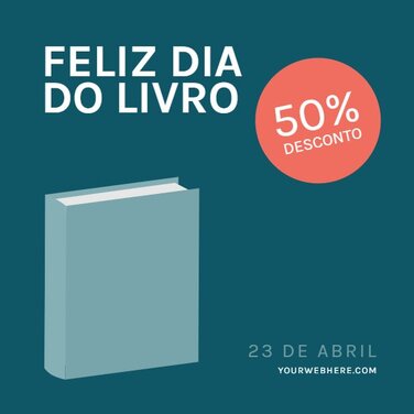 Editar designs do Dia do Livro