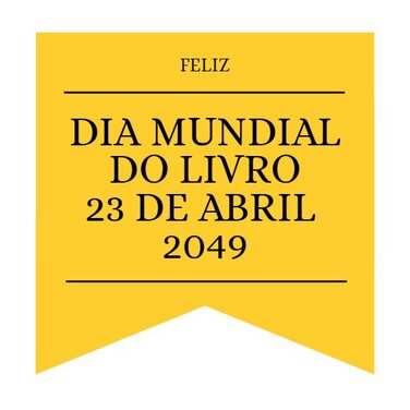 Editar designs do Dia do Livro