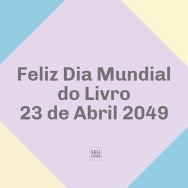 Editar designs do Dia do Livro