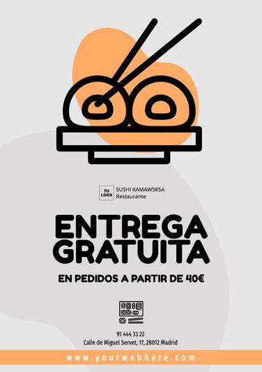 Edita un menú de sushi