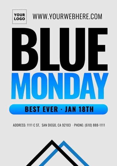 Edit a Blue Monday template