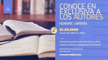 Edita un diseño para promocionar tu libro