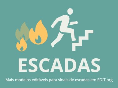 Edita um cartaz para escadarias