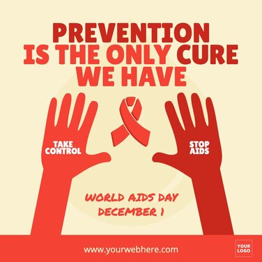 Modifier une affiche sur le VIH