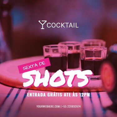 Edite um modelo de menu de bebidas