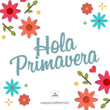 Edita un diseño primaveral