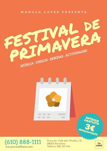 Edita un diseño primaveral