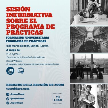 Edita un diseño para universidades