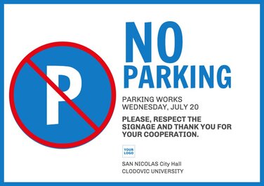 Edytuj znak zakazu parkowania