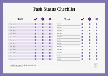 Modifier un modèle de checklist