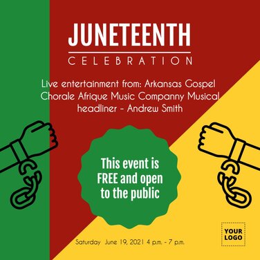 Free Juneteenth Day Flyer Templates