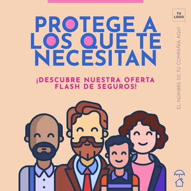 Edita un diseño de seguros de vida