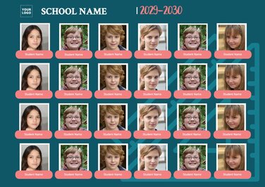 class photo template photoshop free download