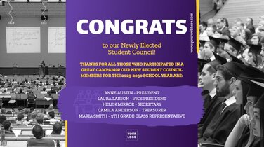 Create a free Student Council poster