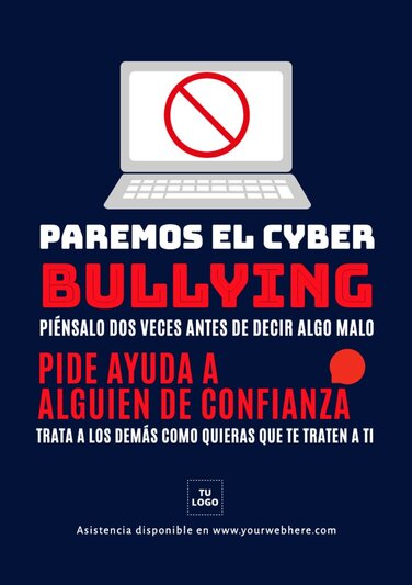 Edita un cartel anti bullying