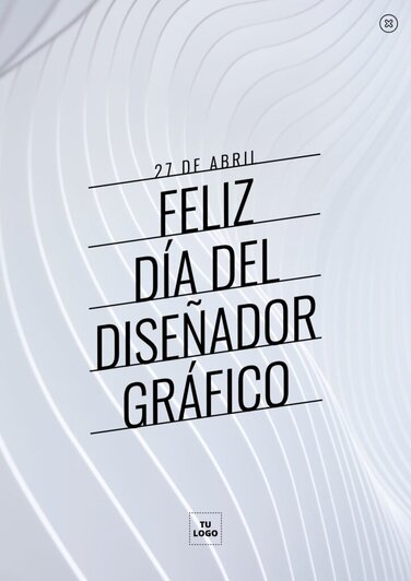 Edita diseños para el Día Mundial del Diseño Gráfico