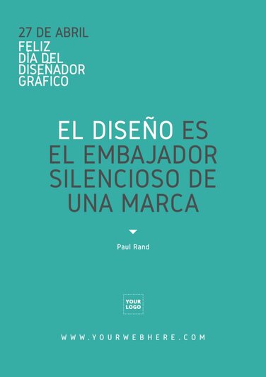 Edita diseños para el Día Mundial del Diseño Gráfico