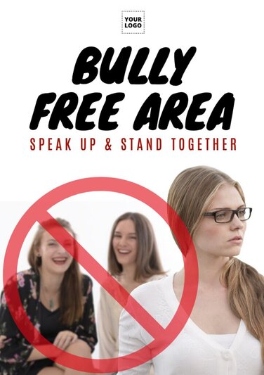 Edit an anti-bullying poster