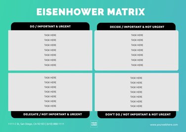 Edit an Eisenhower Matrix