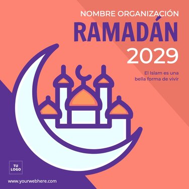 Edita un diseño de Ramadán