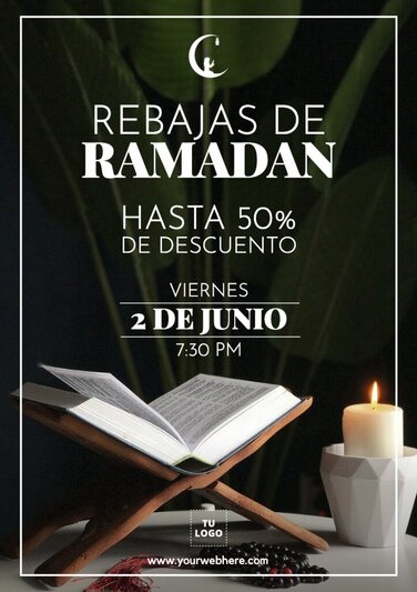 Edita un diseño de Ramadán