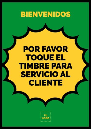 Crea Un Cartel De Llamar Al Timbre Para Imprimir 2538