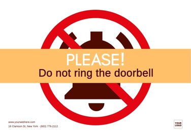 Free Printable Ring the Bell Signs you can edit online