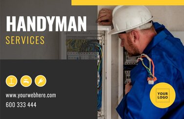 Free handyman business card templates