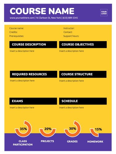 Syllabus Didactic Programming Templates To Edit Online