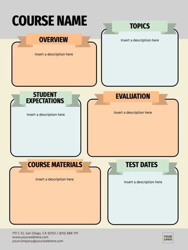 Syllabus Didactic Programming Templates to edit online