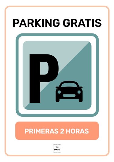 Plantillas De Parking Gratuito Editables Online 4212