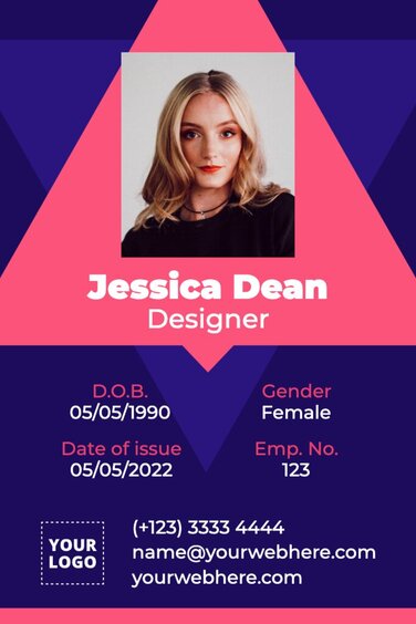 Design custom ID cards online