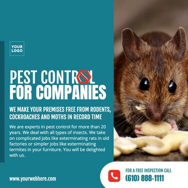 Edit a pest control poster